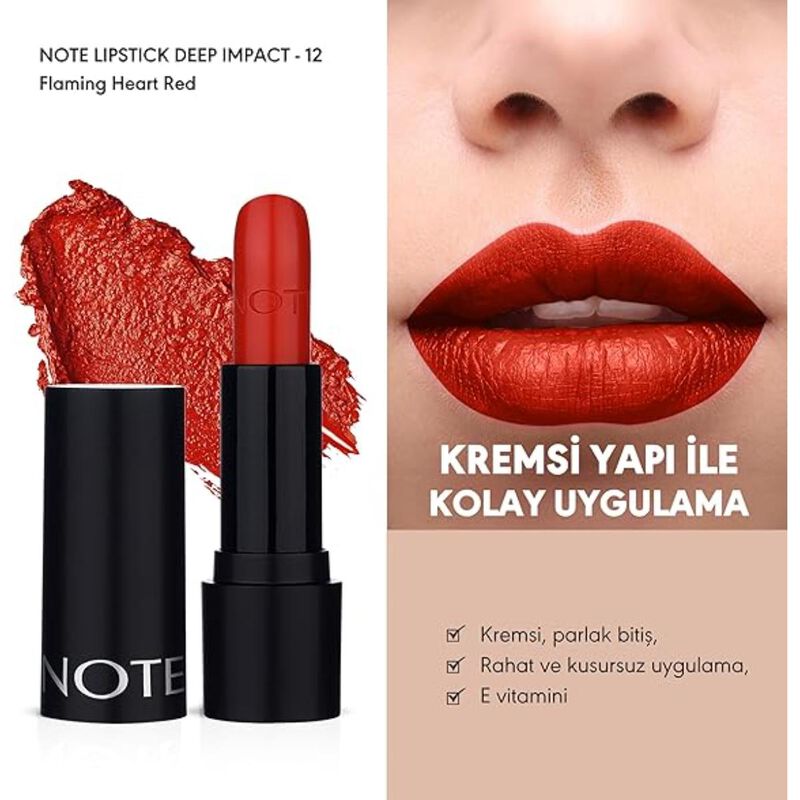 note note deep impact lipstick 12