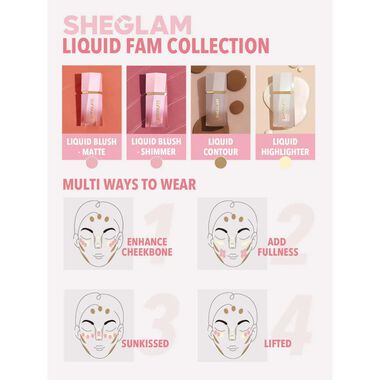 faces sheglam glow bloom liquid highlighter bellini brunch