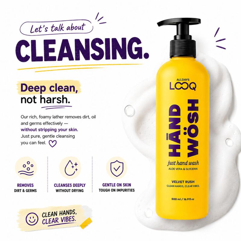 looq hand wash velvet rush 500ml