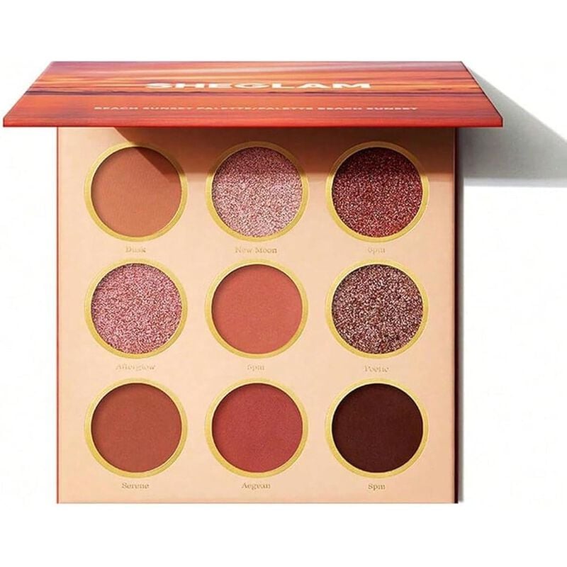 sheglam sheglam beach sunset palette 9color