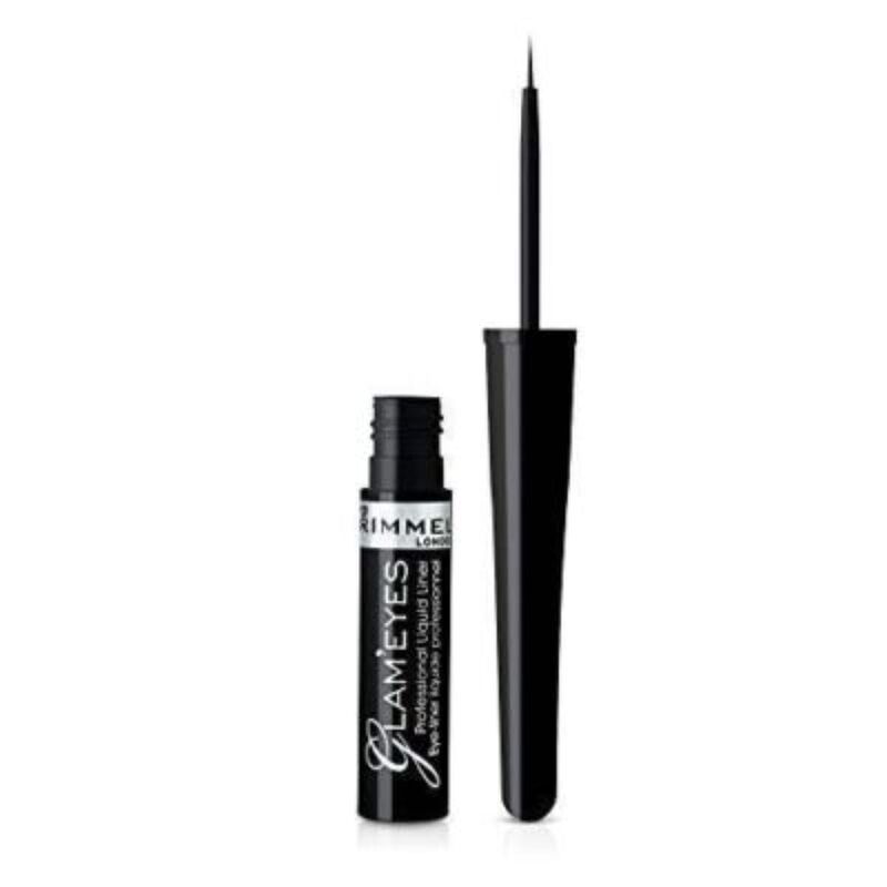 rimmel glameyes professional liquid liner, 01 black glamour 4 ml