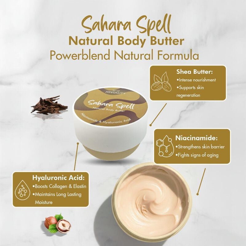 joviality body butter sahara spell 150g