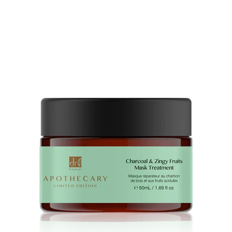 Charcoal And Zingy Fruits Mask Treatment dr. botanicals charcoal and zingy fruits mask treatment