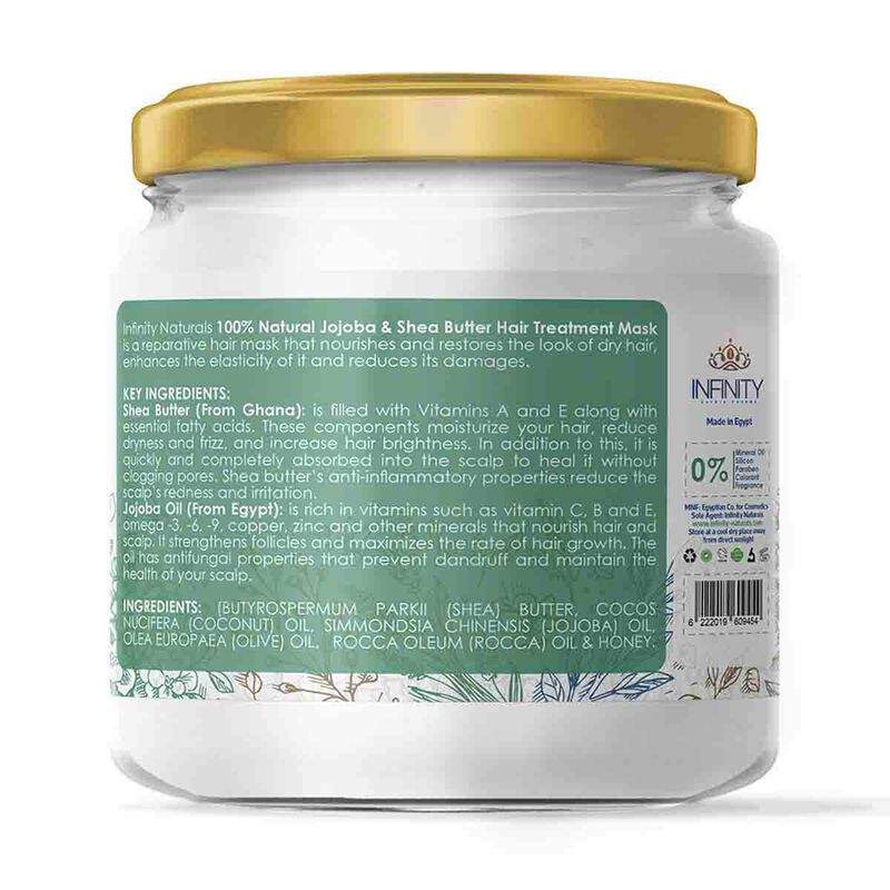 Infinity Naturals Hair Treatment Mask 100 % Natural Jojoba Oil & Shea Butter infinity natural infinity naturals hair treatment mask 100 % natural jojoba oil & shea butter