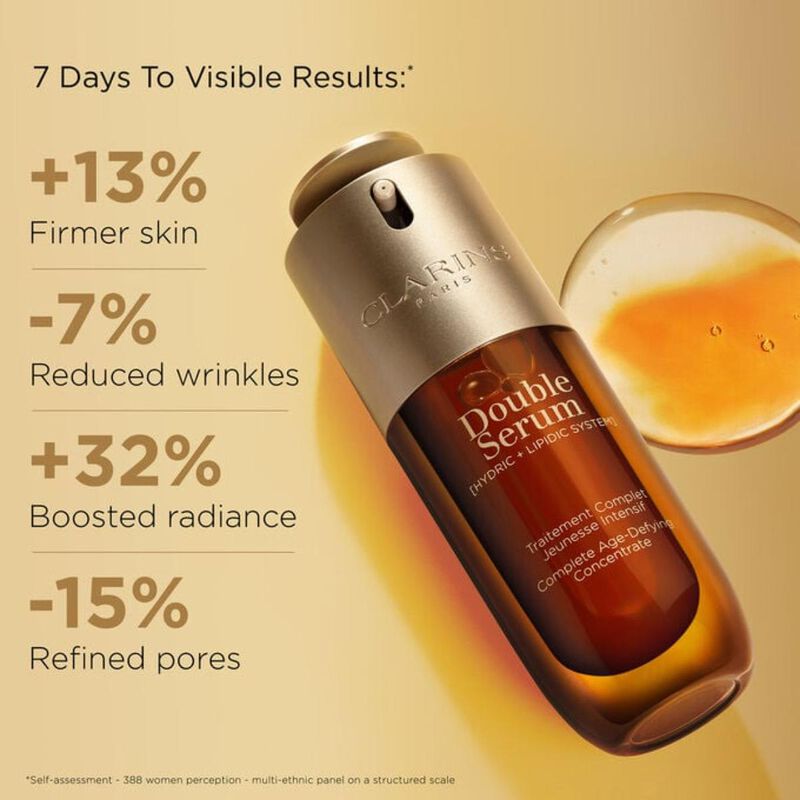 clarins double serum light