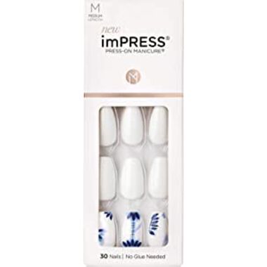 faces kiss impress nails tye dye kimm05c