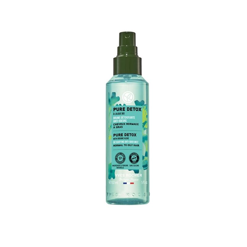 yves rocher hair refresh purifying mist with organic algae