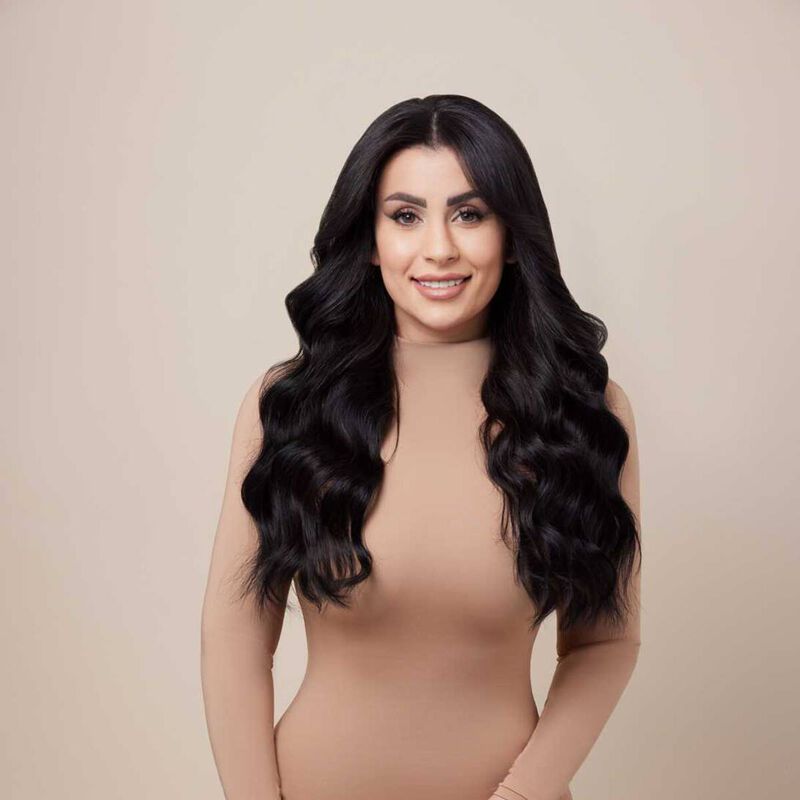 youmi beauty وصلات شعر بلون لا نوني