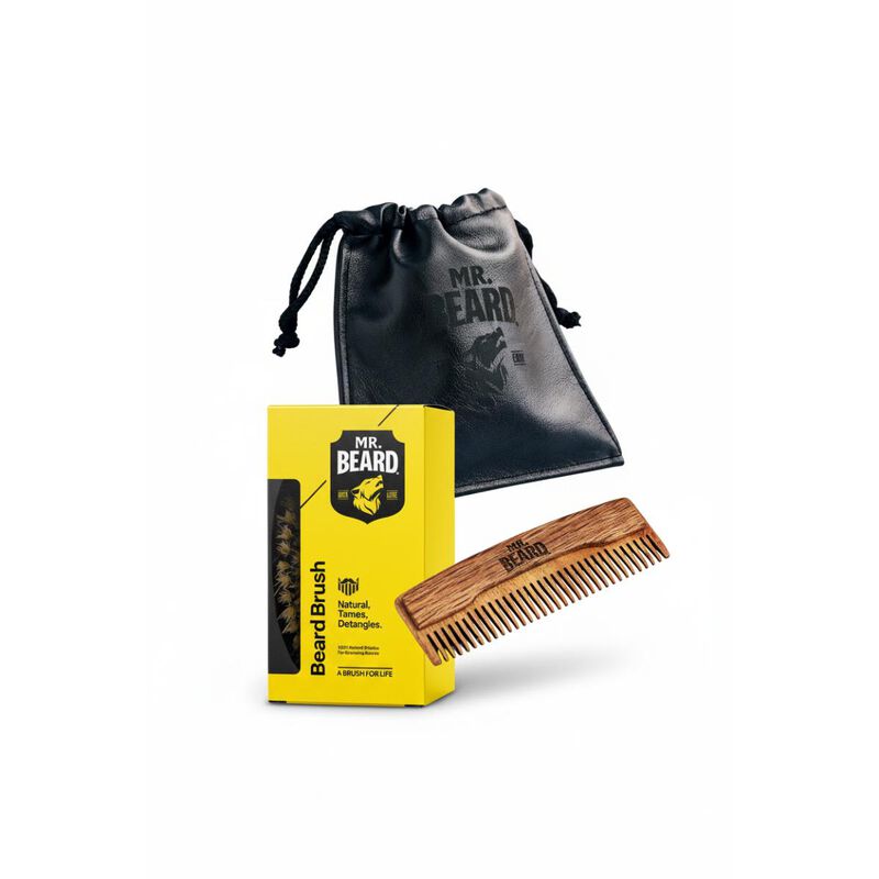 mr beard beard & hair travel essentials bundle