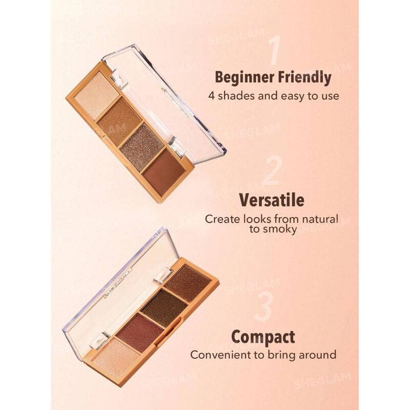 sheglam sheglam essential square eyeshadow quadserendipity