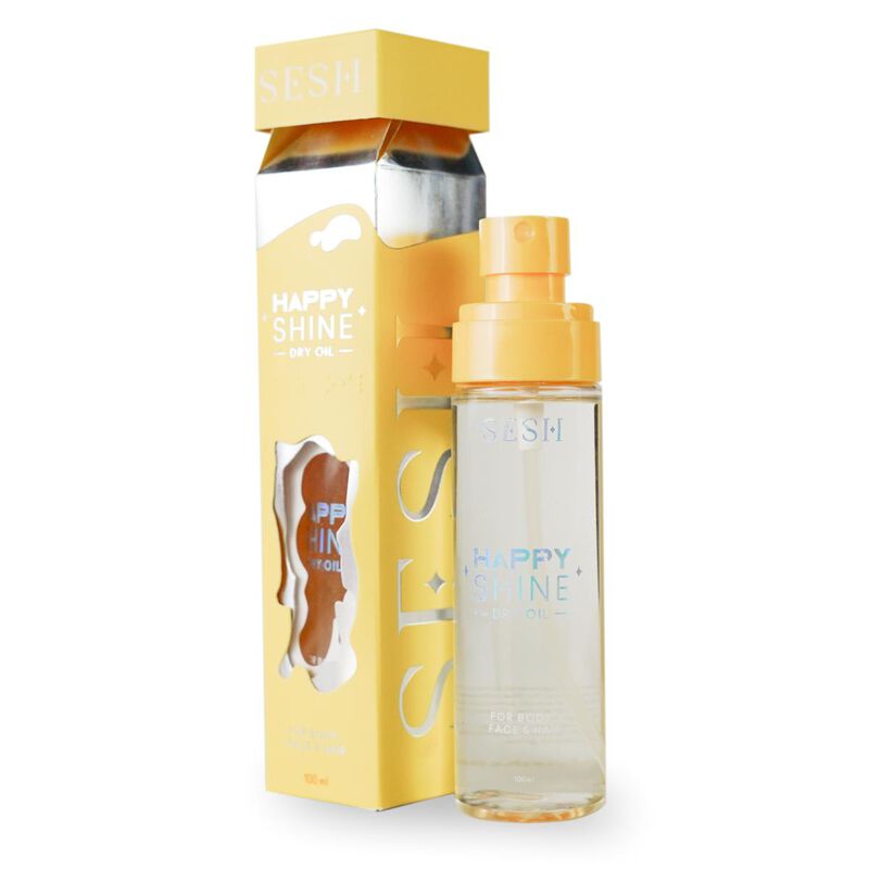 sesh happy shine  dry oil