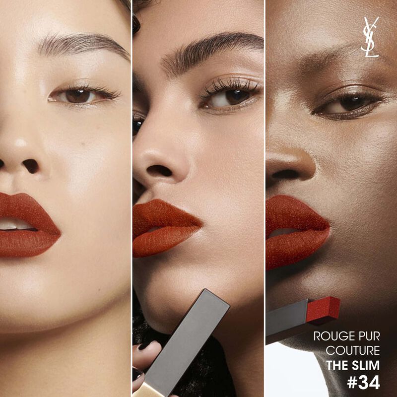 yves saint laurent rouge pur couture the slim vibing nudes shade 34