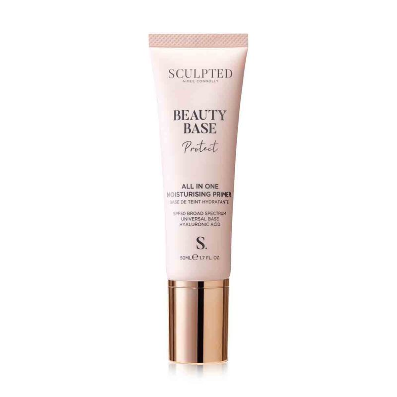 sculptedbyaimee beauty base face primer spf 50