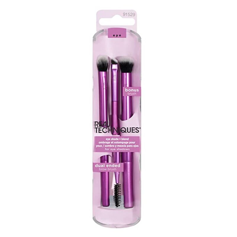 real techniques eye shade & blend makeup brush trio
