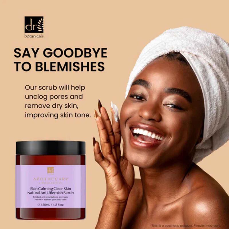 Skin Calming Clear Skin Natural Anti-blemish Scrub dr. botanicals skin calming clear skin natural antiblemish scrub
