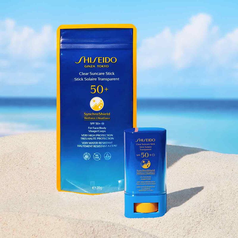 Clear Suncare Stick SPF 50+ shiseido clear suncare stick spf 50+