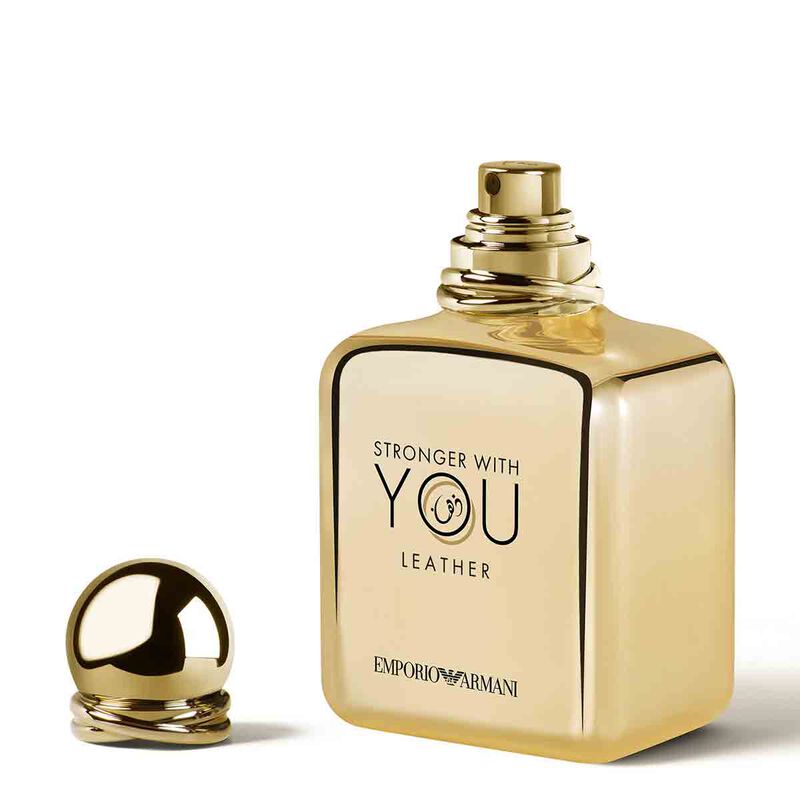 armani beauty stronger with you leather  eau de parfum