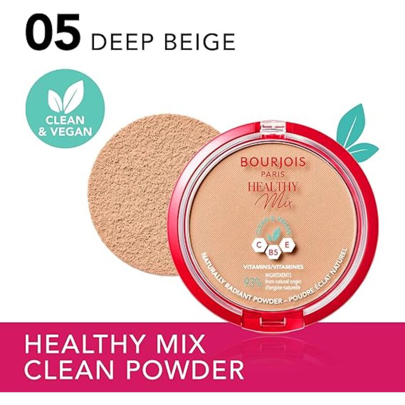 bourjois healthy mix clean pressed powder deep beige 10g
