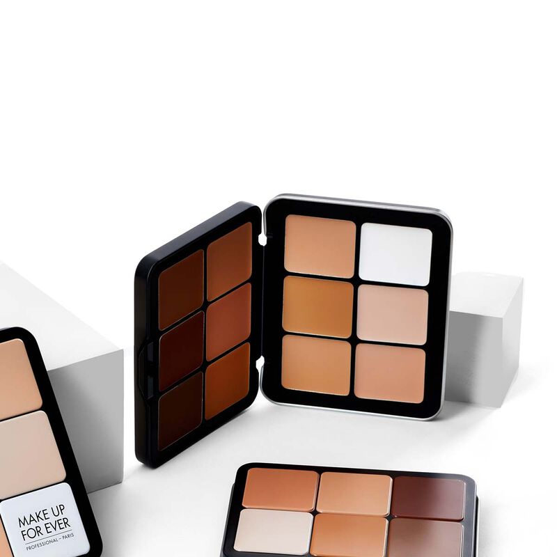 make up for ever ultra hd invisible cover cream foundation palette