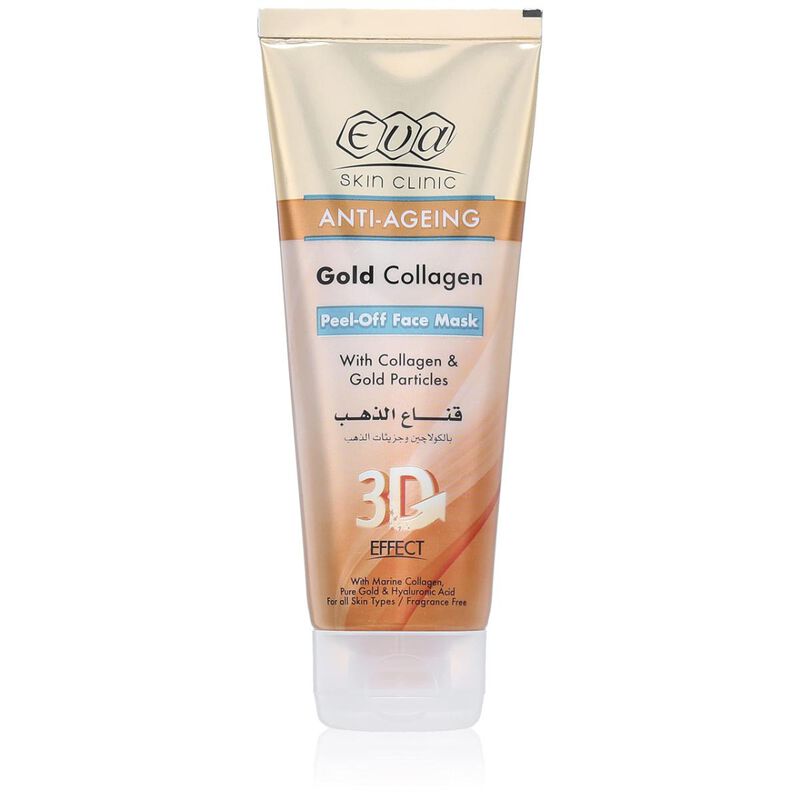 eva cosmetics eva skin clinic gold collagen peelingoff mask