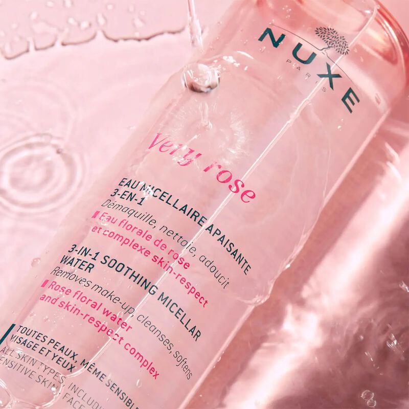 nuxe very rose 3 in 1 soothing micellar water