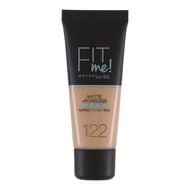 faces fit me matte poreless foundation 122 creamy beige