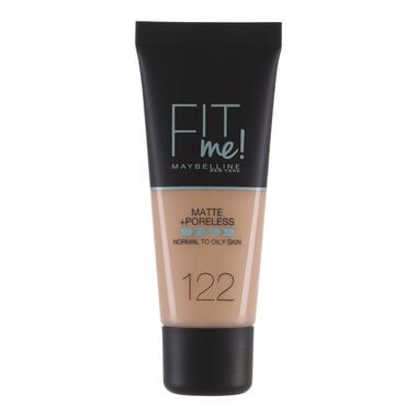 faces fit me matte poreless foundation 122 creamy beige