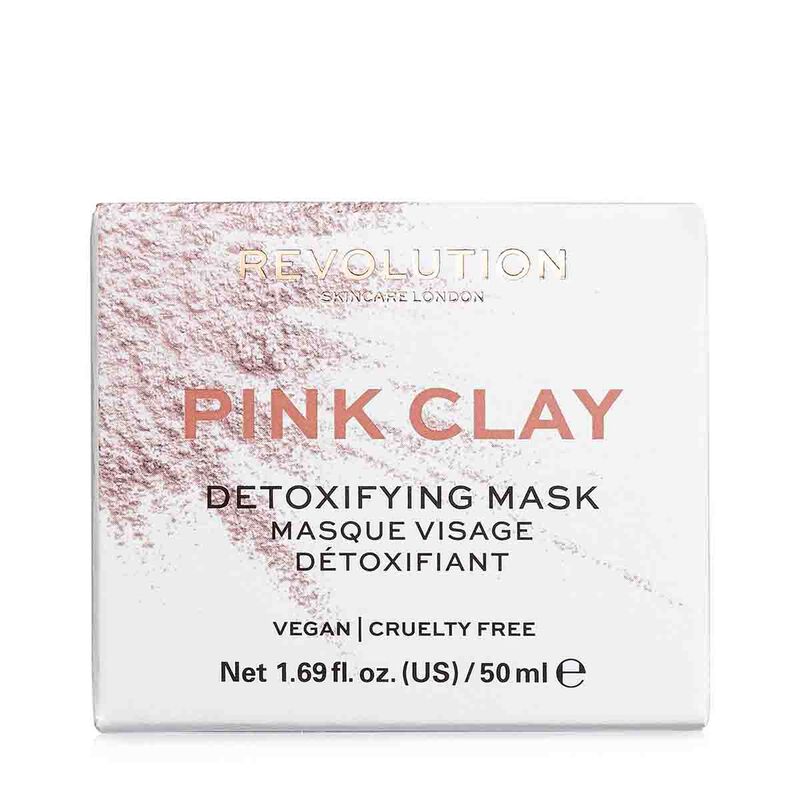 revolution pink clay face mask