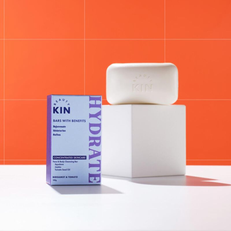 beauty kin hydrate bar with squalane and jojoba