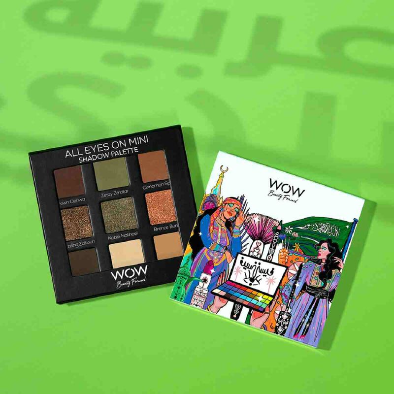 wow beauty ksa national day all eyes on mini shadow palette