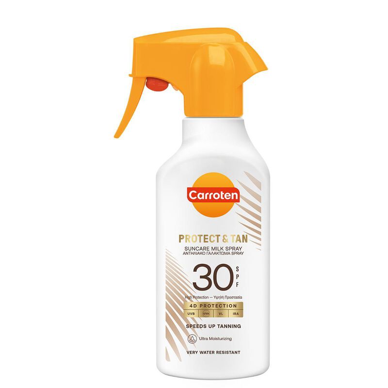 carroten carroten protect & tan sun care milk spray spf30270ml