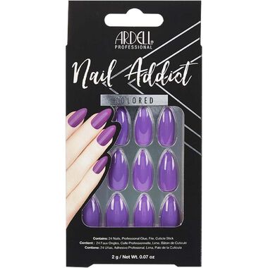 faces nail addict purple passion