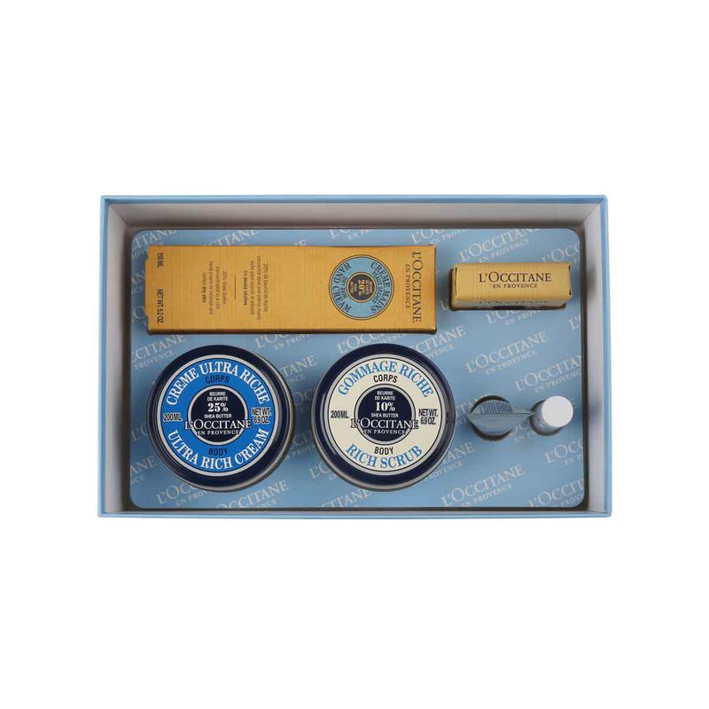 l'occitane shea butter body care gift set