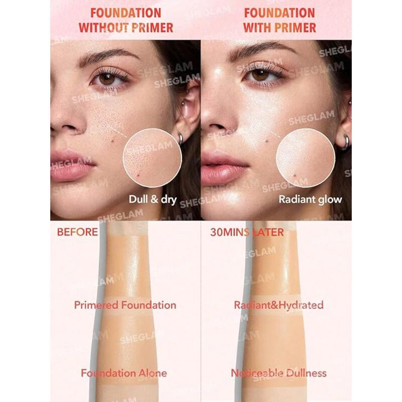 sheglam sheglam melon melt niacinamide serum primer moisturize