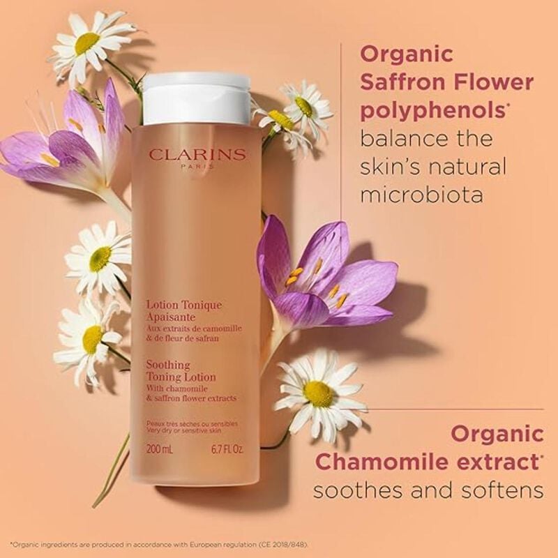 clarins sooth toning lotion rt 200ml