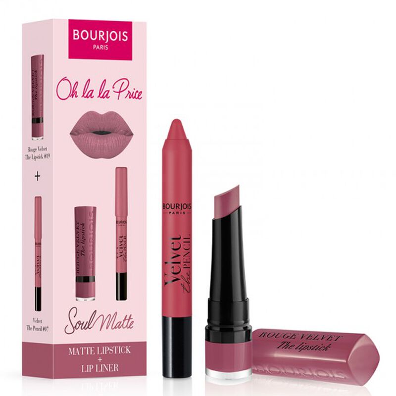 bourjois soul matte place des roses lip duo kit