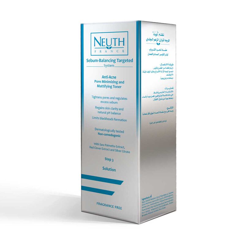Anti-Acne Pore Minimizing and Mattifying Toner 200ml (Acne-Prone Skin) neuth france antiacne pore minimizing and mattifying toner 200ml (acneprone skin)