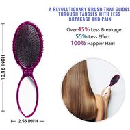 Pop and Go Detangler Hair Brush - Pink faces pop and go detangler hair brush pink