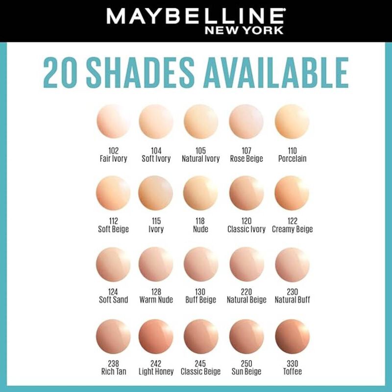 maybelline new york كريم أساس فيت مي غير لامع  220 بيج طبيعي