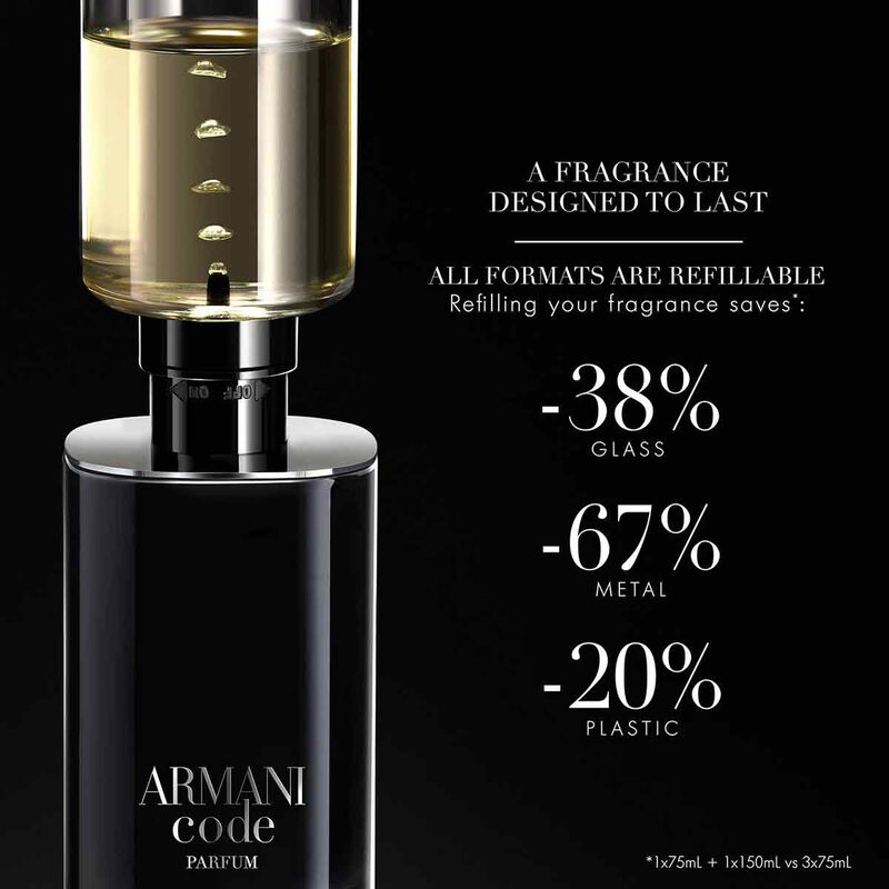 armani beauty armani code parfum refill