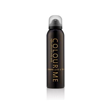 Colour Me Body Spray For Women Gold 150Ml faces colour me body spray for women gold 150ml