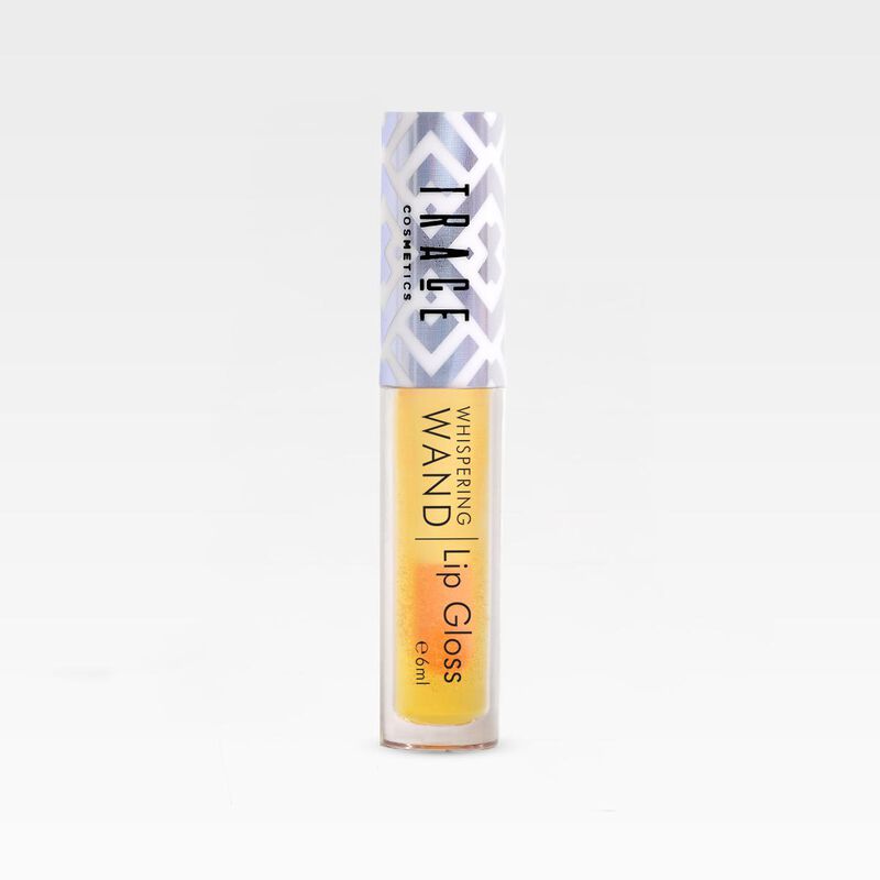 trace cosmetics whispering wand lip gloss pink spell