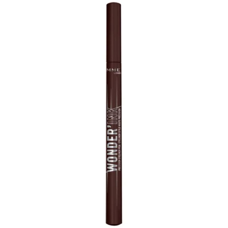 rimmel wonder'ink precision liquid eyeliner pen spiced chestnut