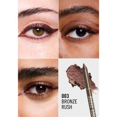 Thrill Seeker Shimmer Shock Multi-Chrome Gel Eyeliner - 003 Bronze Rush faces thrill seeker shimmer shock multi chrome gel eyeliner 003 bronze rush