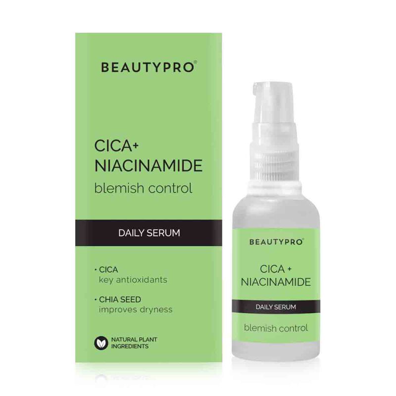 beautypro cica + niacinamide blemish control daily serum