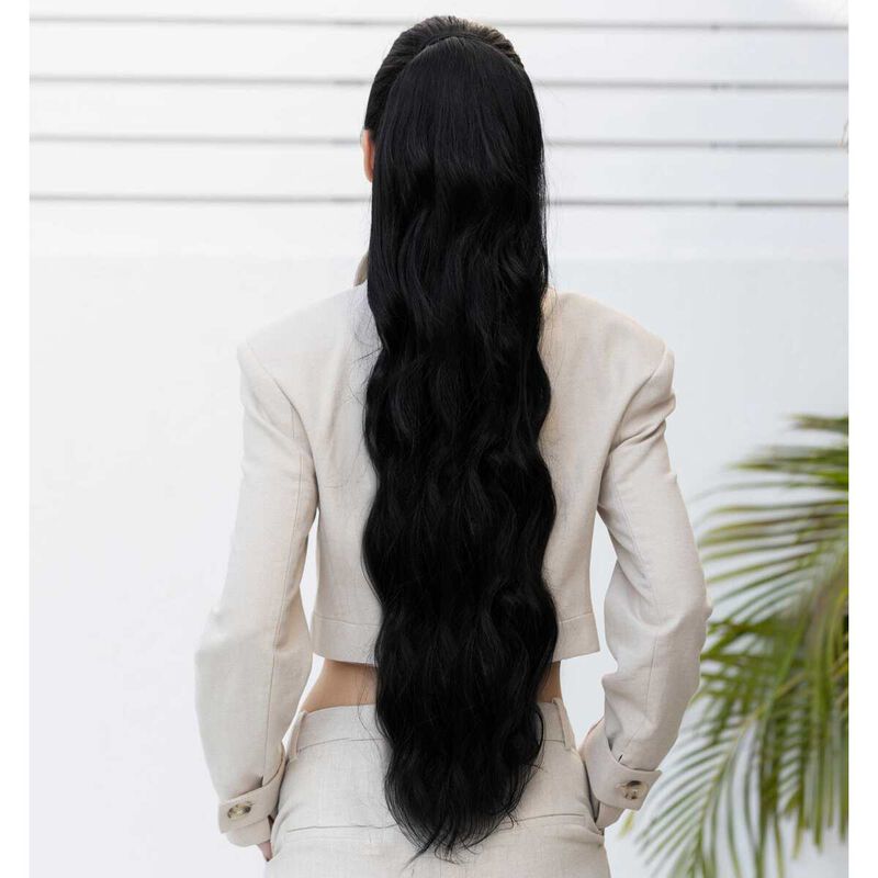 youmi beauty ذيل الحصان لون البني الغامق موكا