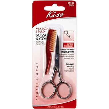 faces kiss mustach beard scis comb sci01101 7403