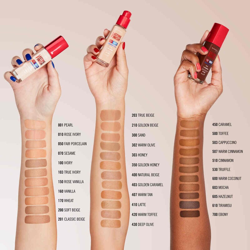Lasting Finish Full Coverage Lightweight Foundation 302 rimmel lasting finish full coverage lightweight foundation 302