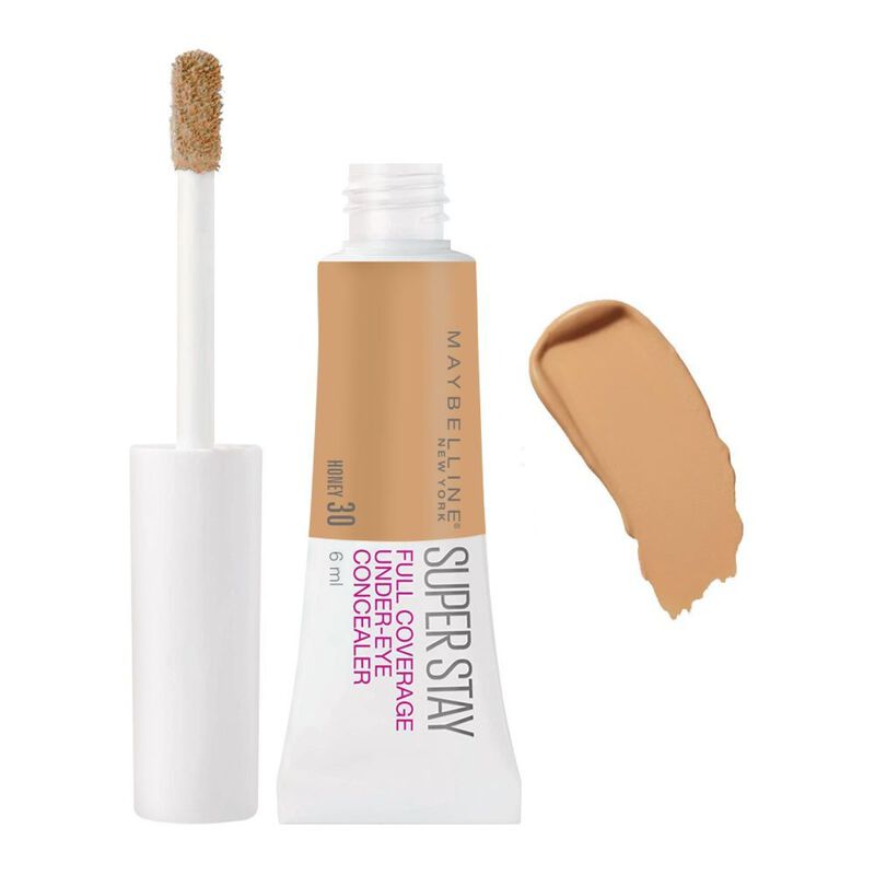 Superstay Full Coverage 24H Under-Eye Concealer -30 Honey maybelline new york superstay full coverage 24h undereye concealer 30 honey
