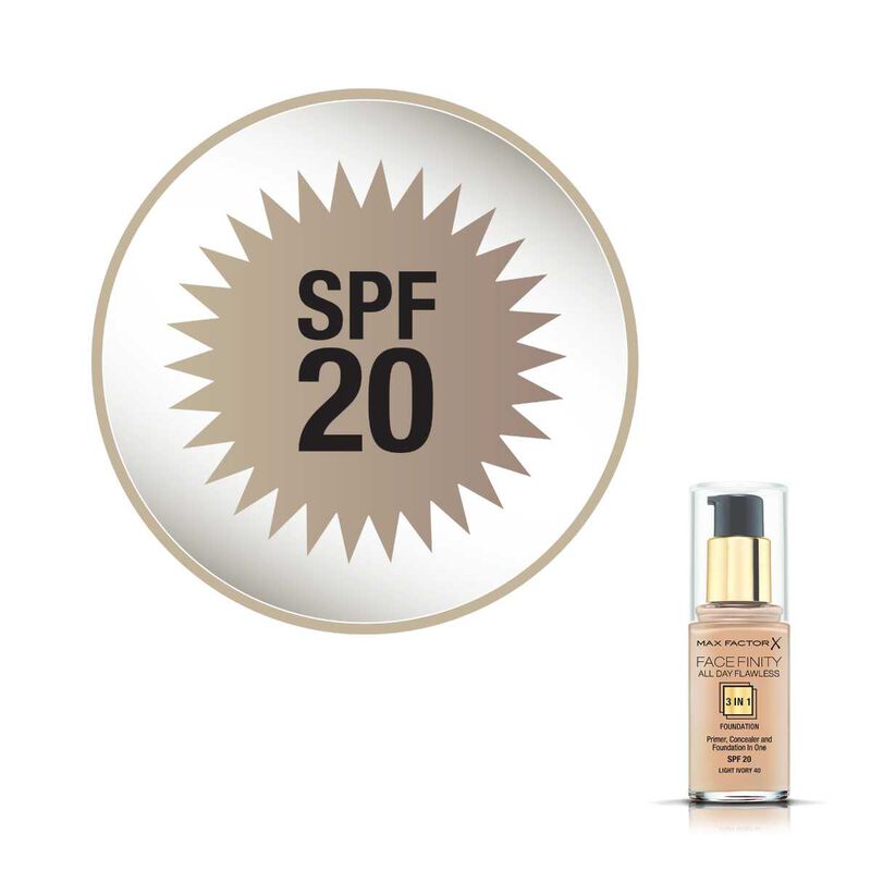 Facefinity All Day Flawless 3 in 1 Liquid Foundation max factor facefinity all day flawless 3 in 1 liquid foundation